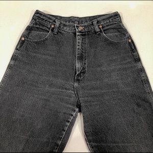 95s Wrangler 22MWSDB Jeans-Black 9/10Wx31L